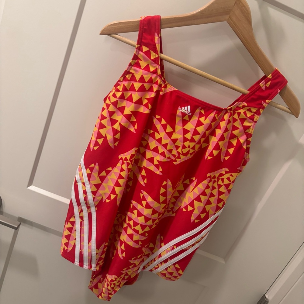 NWT Adidas x FARM RIO 3-STRIPES CLX SWIMSUIT 1X